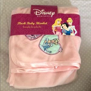 Disney Princess Plush Baby Blanket NWT